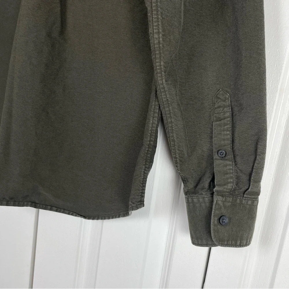 Everlane Oxford Poplin Button Up Long Sleeve Shirt Men’s M Green Classic Cotton - Picture 9 of 13